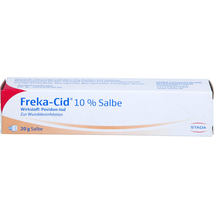 Freka-Cid 10 % Salbe zur Wunddesinfektion, 20 g Salbe