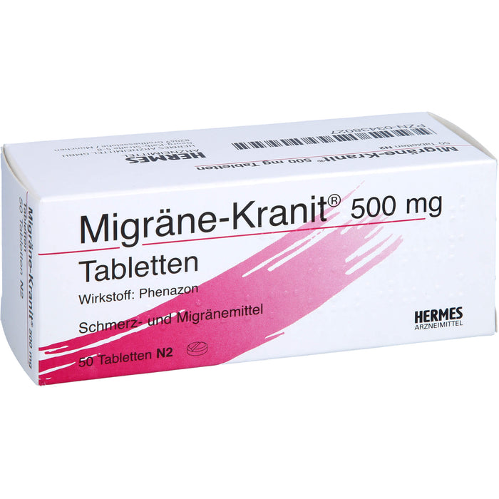 Migräne-Kranit 500 mg Tabletten, 50 pcs. Tablets