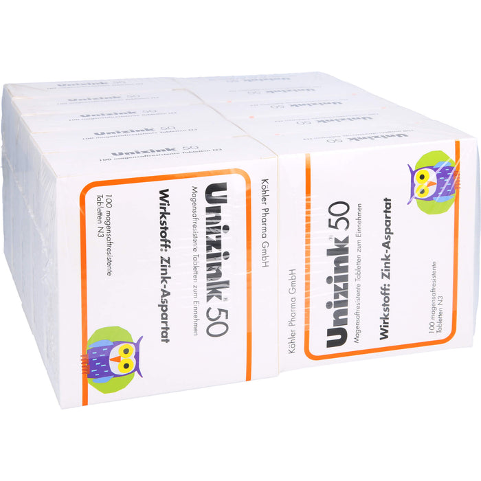 Unizink 50 Tabletten, 1000 St. Tabletten