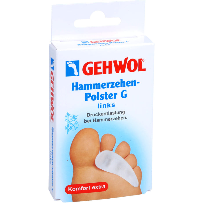 GEHWOL Polymer-Gel Hammerzehen-Polster G links, 1 pc Dispositif