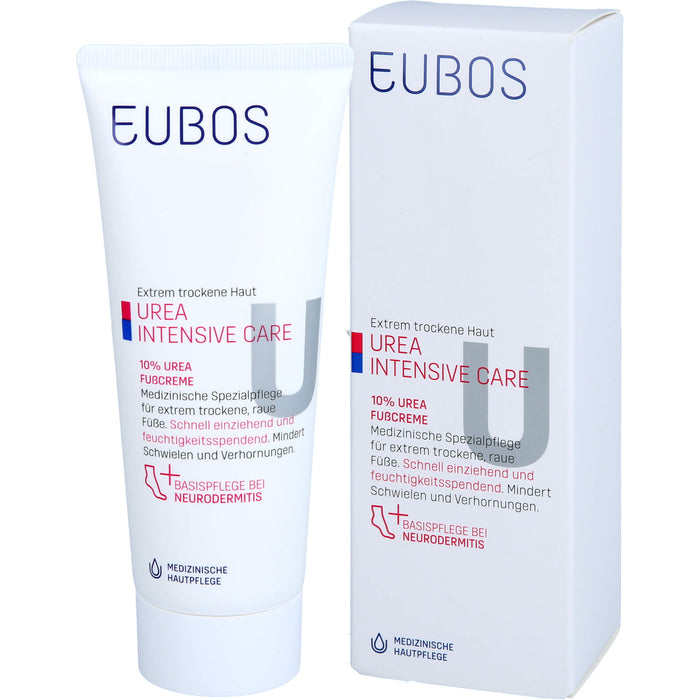 EUBOS Trockene Haut Urea 10% Fußcreme, 100 ml Creme