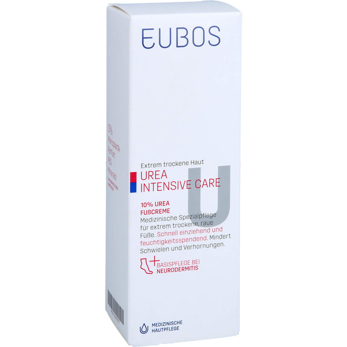 EUBOS Trockene Haut Urea 10% Fußcreme, 100 ml Crème