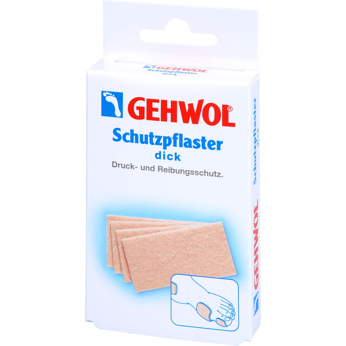 GEHWOL SCHUTZPFLASTER DICK, 4 St. Pflaster