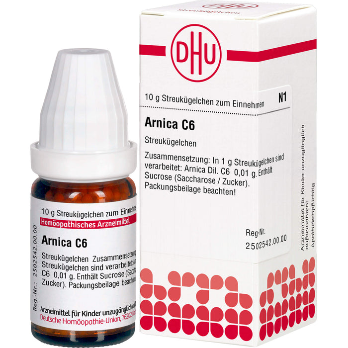 DHU Arnica C 6 Streukügelchen, 10 g Globules