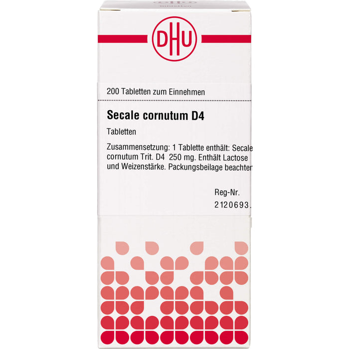 DHU Secale cornutum D4 Tabletten, 200 St. Tabletten