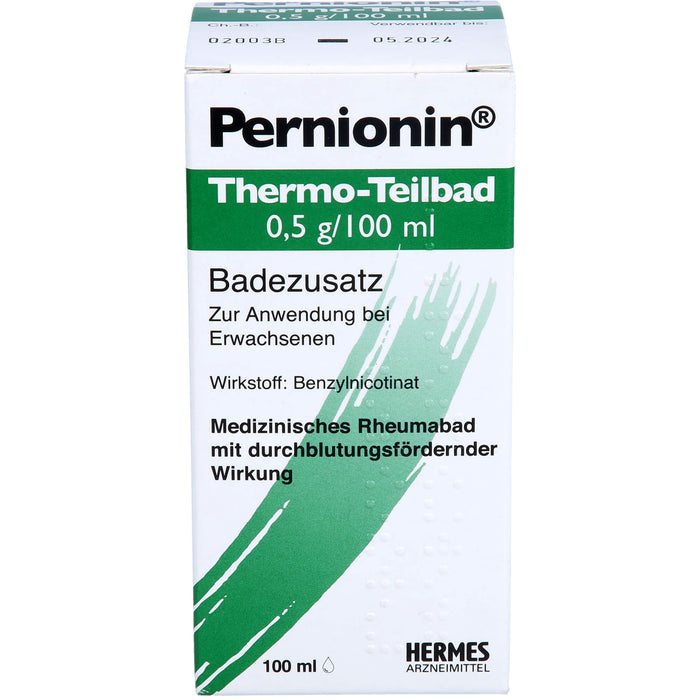 Pernionin Thermo-Teilbad medizinisches Rheumabad mit durchblutungsfördernder Wirkung, 100 ml Solution