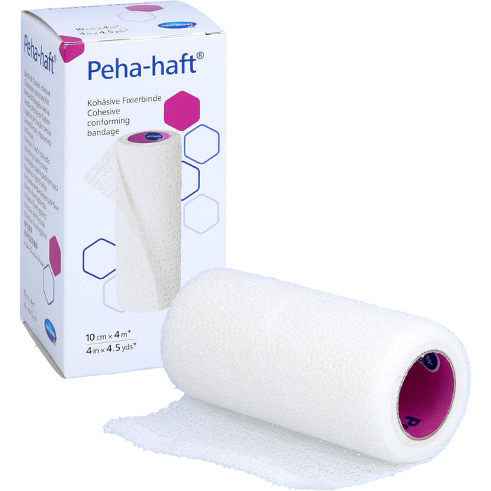 Peha-haft Latexfrei Fixierbinde 10 cm x 4 m, 1 pc Paquet