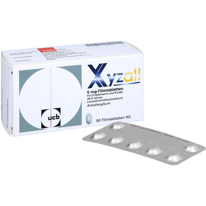 Xyzall 5 mg Emra Filmtabletten, 50 St FTA