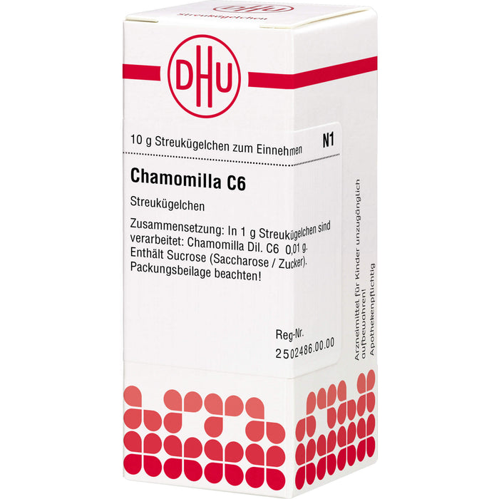 DHU Chamomilla C6 Streukügelchen, 10 g Globules