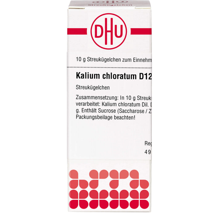 DHU Kalium chloratum D12 Streukügelchen, 10 g Globuli