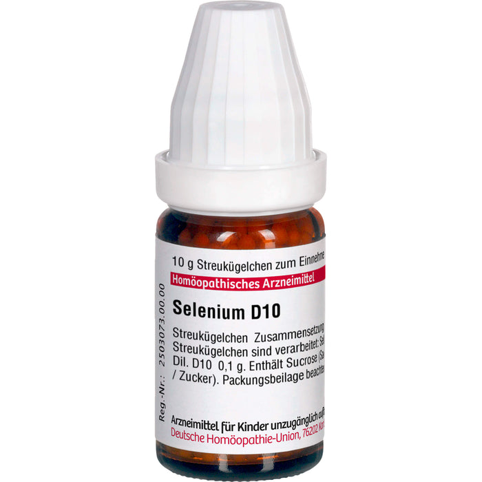 DHU Selenium D10 Streukügelchen, 10 g Globuli