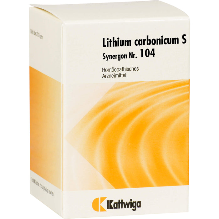 Kattwiga Synergon Nr.104 Lithium carbonicum S Tabletten, 200 pc Tablettes