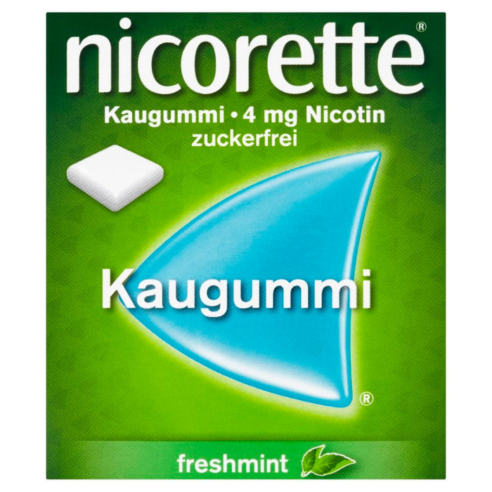 nicorette Kaugummi 4 mg Nicotin zuckerfrei freshmint für starke Raucher, 30 pcs. Chewing gum