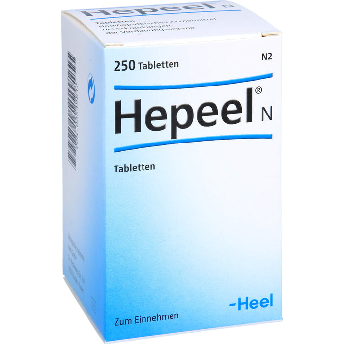 Hepeel N Tabletten bei Erkrankungen der Verdauungsorgane, 250 pcs. Tablets