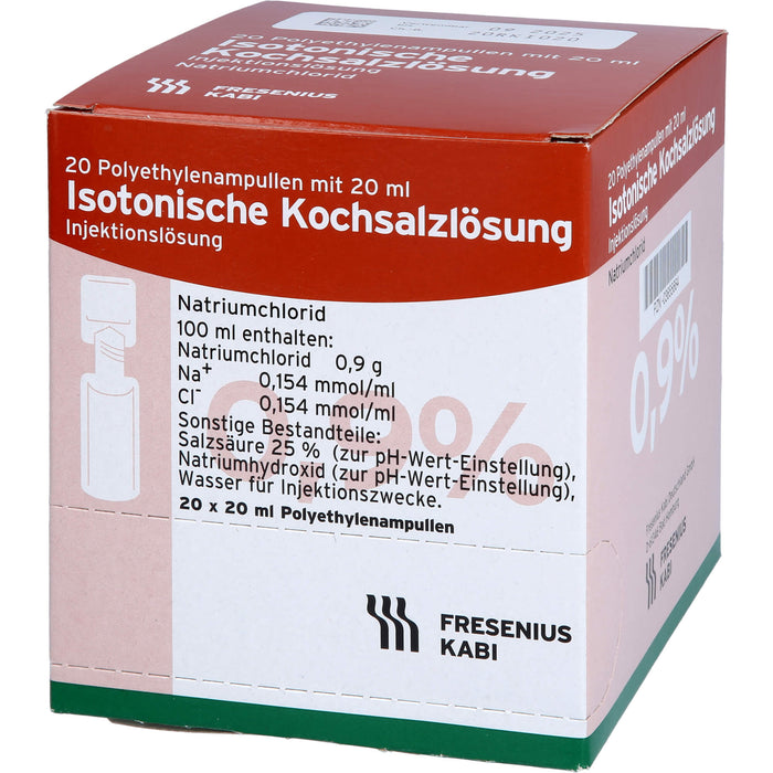 FRESENIUS KABI Isotonische Kochsalzlösung 0,9 % Injektionslösung, 400 ml Solution