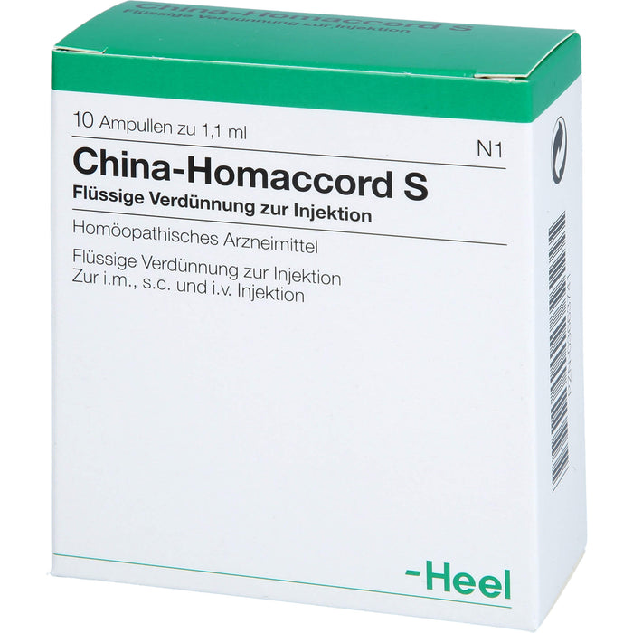 China-Homaccord S flüssige Verdünnung, 10 pc Ampoules