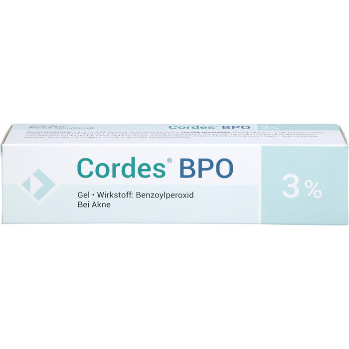 CORDES BPO 3 % Akne Gel, 100 g Gel