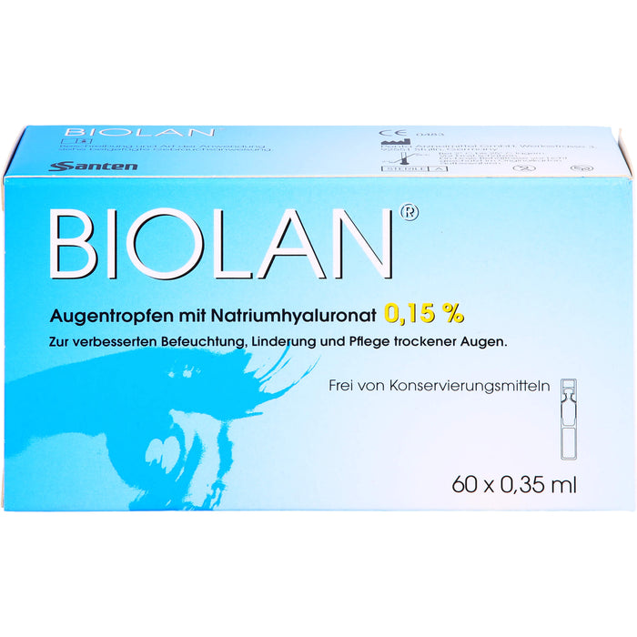 Biolan Augentropfen, 60X0.35 ml EDP