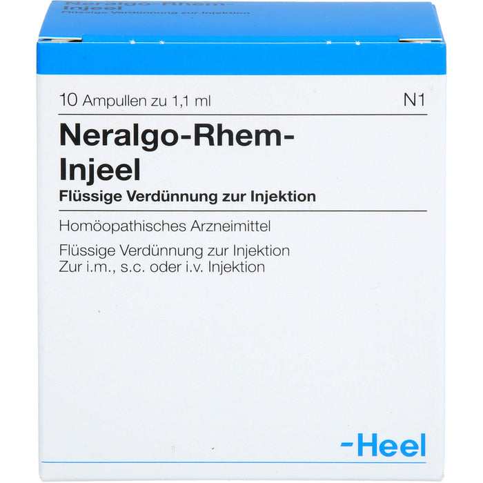 Neralgo-Rhem-Injeel flüssige Verdünnung, 10 pc Ampoules