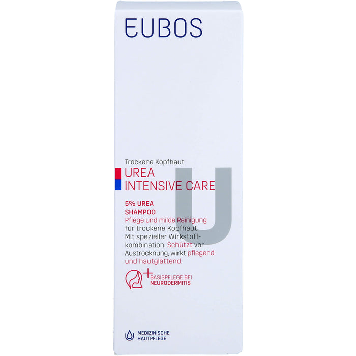 EUBOS UREA 5% Shampoo für trockene Haut, 200 ml Shampoing