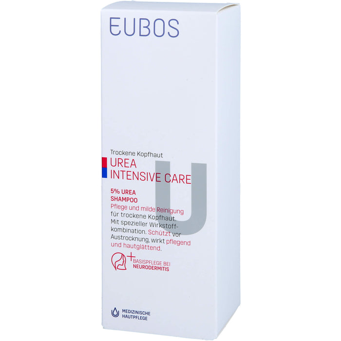 EUBOS UREA 5% Shampoo für trockene Haut, 200 ml Shampoing