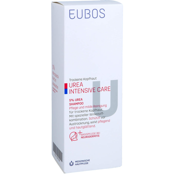 EUBOS UREA 5% Shampoo für trockene Haut, 200 ml Shampoing