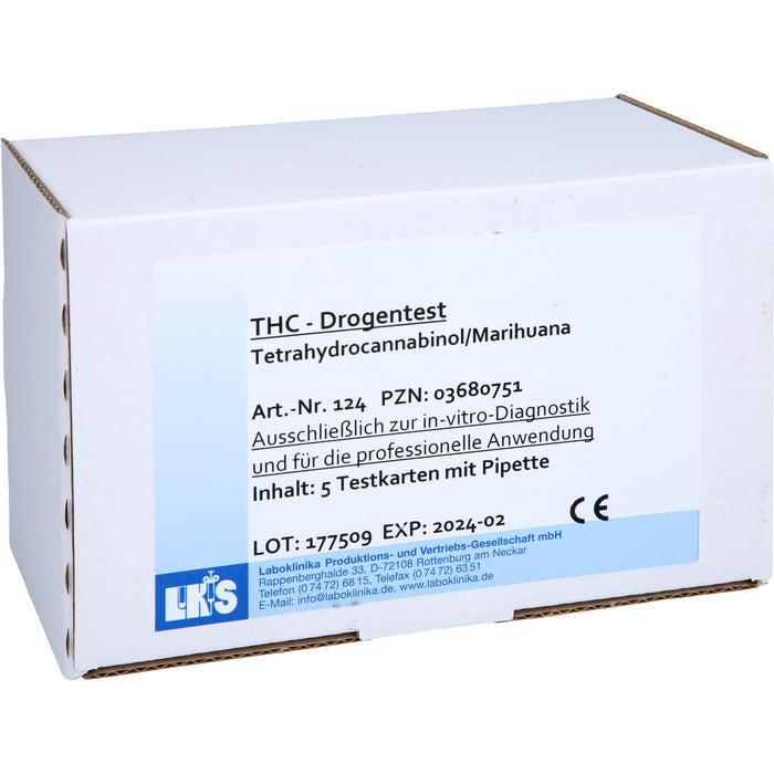 DROGENT THC CARD SIN U LKS, 5 St TES