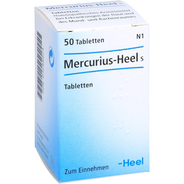 Mercurius-Heel S Tabletten bei Erkrankungen der Haut und des Mund- und Rachenraumes, 50 pcs. Tablets