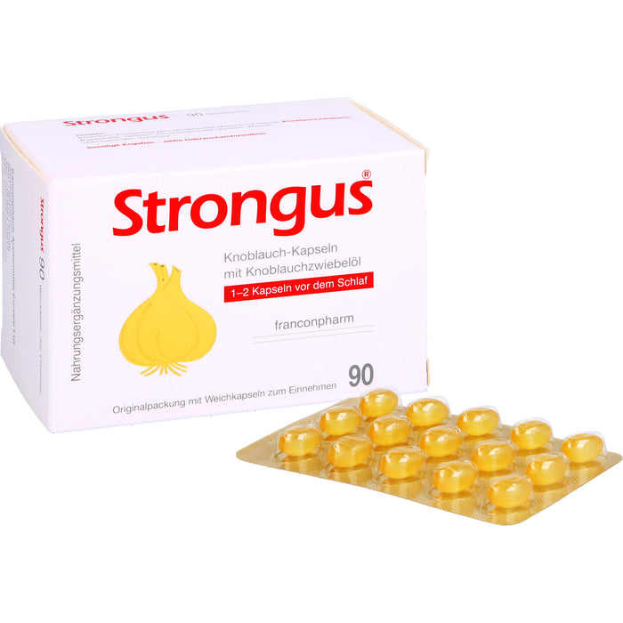 Strongus Knoblauch-Kapseln, 90 pc Capsules