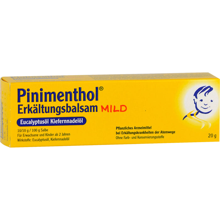 Pinimenthol mild Erkältungsbalsam, 20 g Ointment