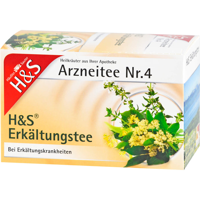 H&S Erkältungstee Arzneitee Nr. 4, 20 pcs. Filter bag