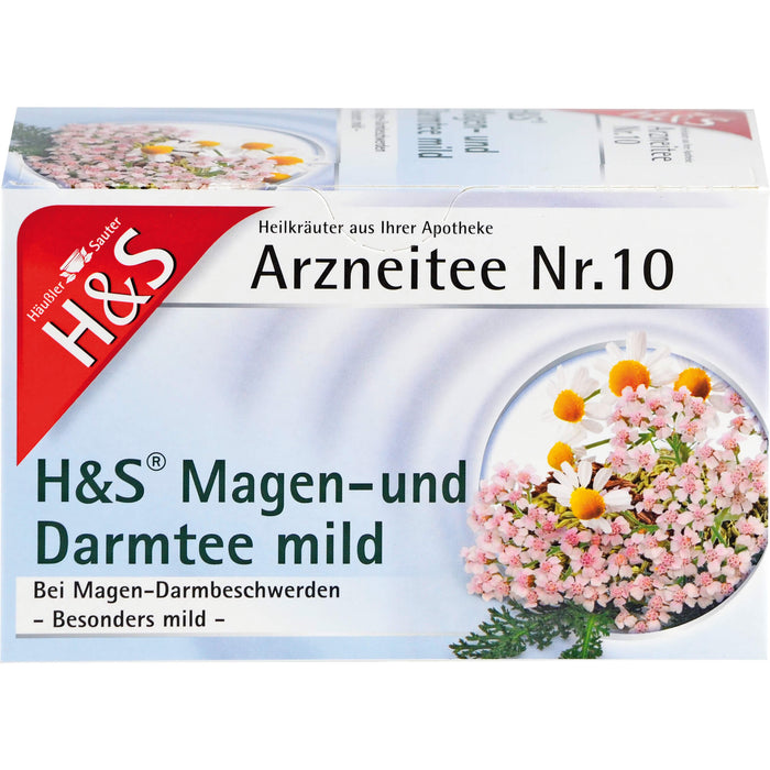 H&S Arzneitee Nr. 10 Magen- und Darmtee mild, 20 St. Filterbeutel