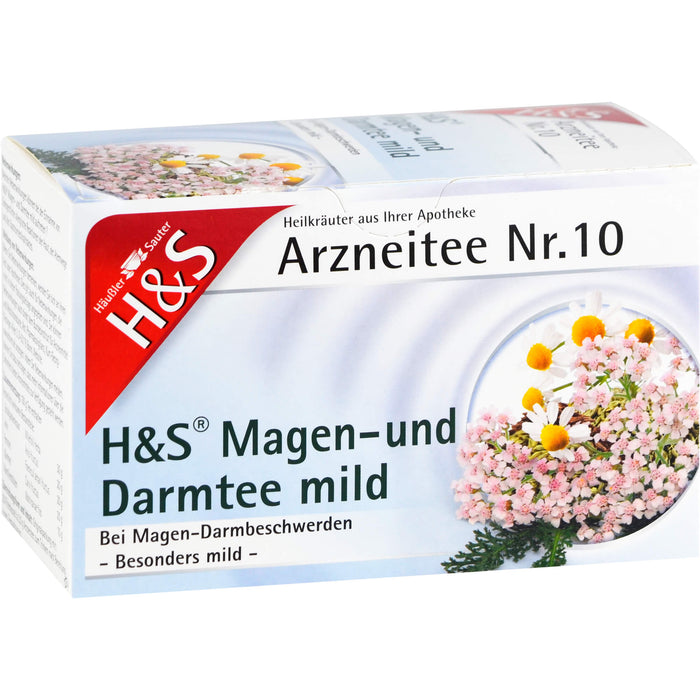 H&S Arzneitee Nr. 10 Magen- und Darmtee mild, 20 St. Filterbeutel