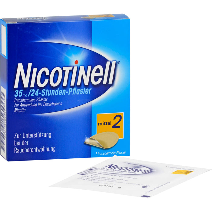 Nicotinell 14 mg/24-Stunden-Pflaster (bisher 35 mg) Stärke 2 (mittel), 7 pcs. Patch