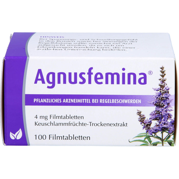 Agnusfemina 4 mg Filmtabletten bei Regelbeschwerden, 100 pcs. Tablets