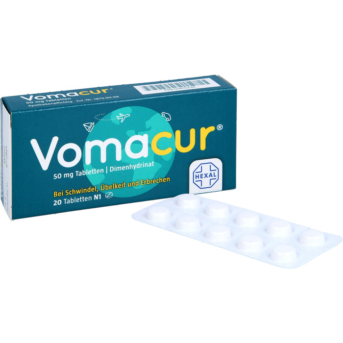 Vomacur 50 mg Tabletten, 20 pc Tablettes