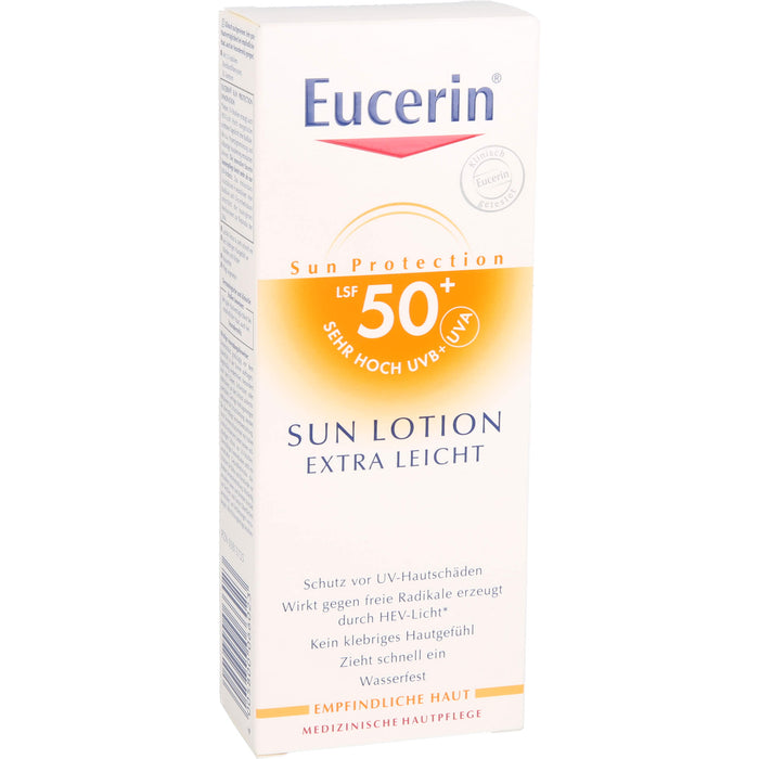 Eucerin Sensitive Protect Sun Lotion Extra Light LSF 50+, 150 ml Lotion