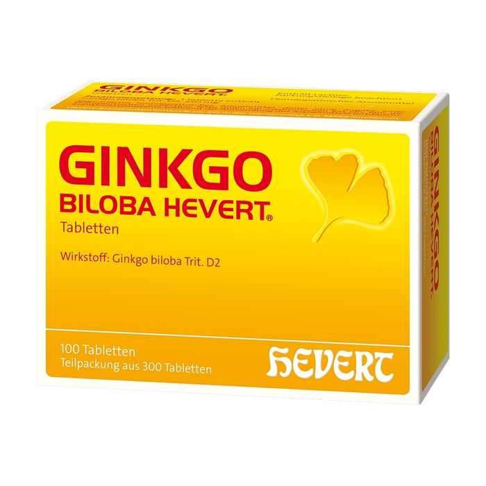 Ginkgo Biloba Hevert Tabletten, 300 pcs. Tablets