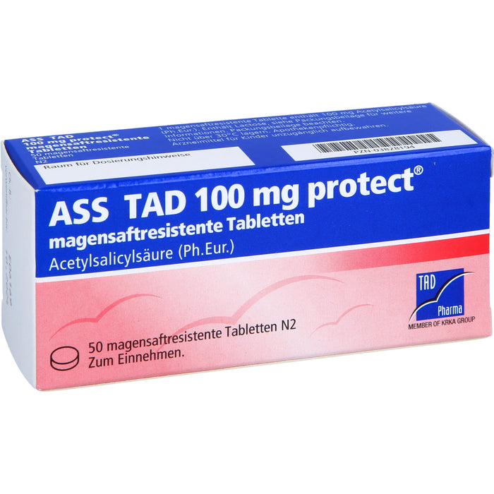 ASS TAD 100 mg protect Tabletten, 50 St. Tabletten