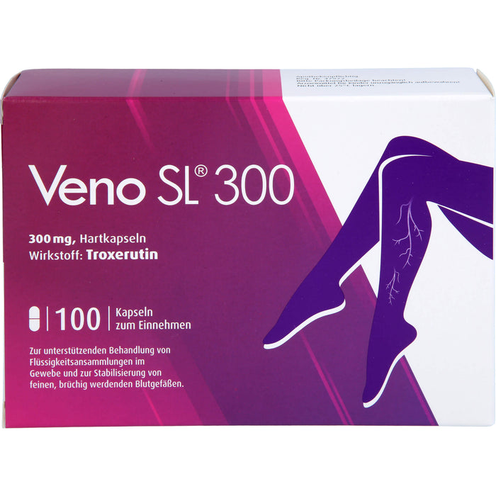 Veno SL 300 Hartkapseln bei Flüssigkeitsansammlungen im Gewebe, 100 pcs. Capsules