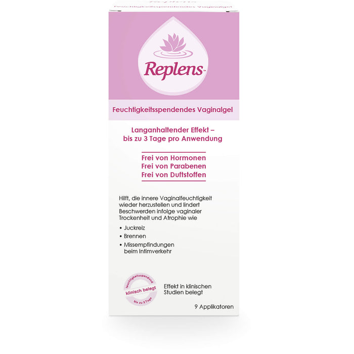 Replens feuchtigkeitspendendes Vaginalgel, 9 pcs. Gel