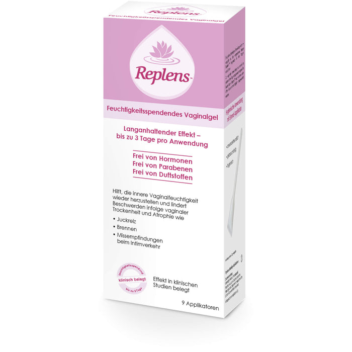 Replens Vaginalgel, 9 St. Gel