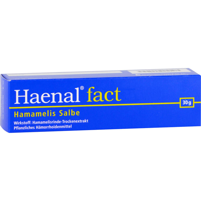 Haenal fact Hamamelis Salbe zur Anwendung auf der Haut, 30 g Ointment