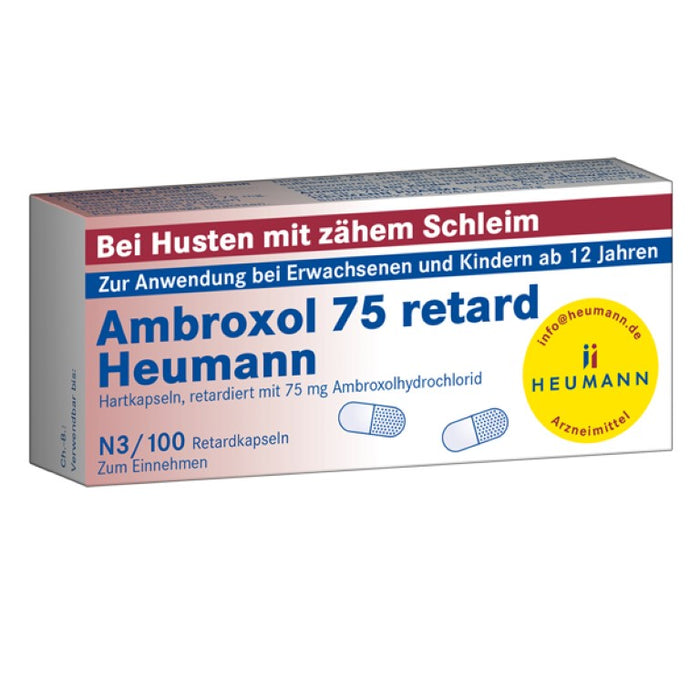 Ambroxol 75 retard Heumann Retardkapseln, 100 pcs. Capsules