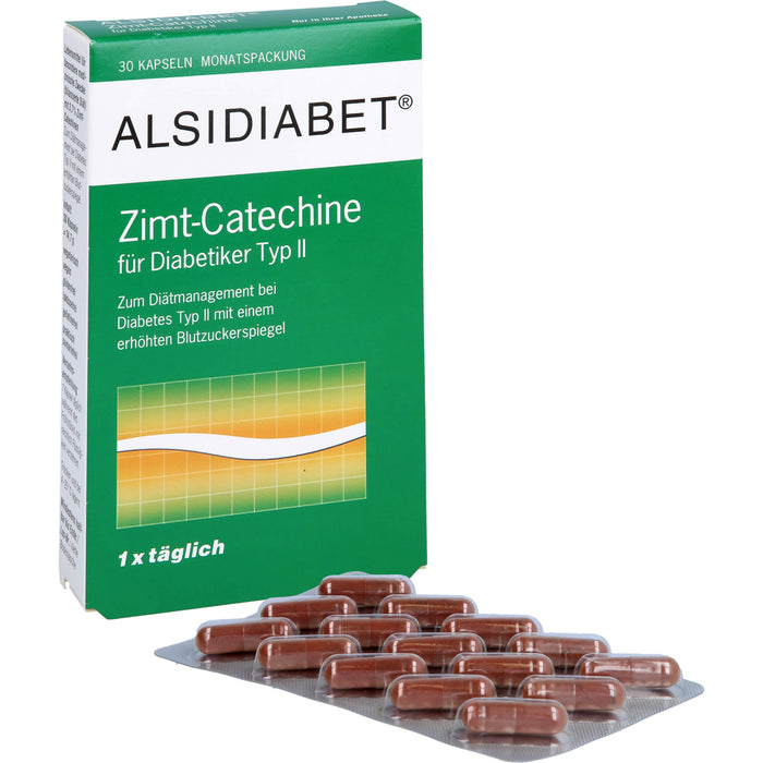 ALSIDIABET Zimt-Catechine f.Diab.TypII 1xtaegl., 30 St KAP