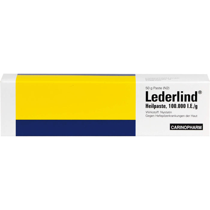 Lederlind Heilpaste 100.000 I.E./g bei Hefepilzerkrankungen der Haut, 50 g Cream