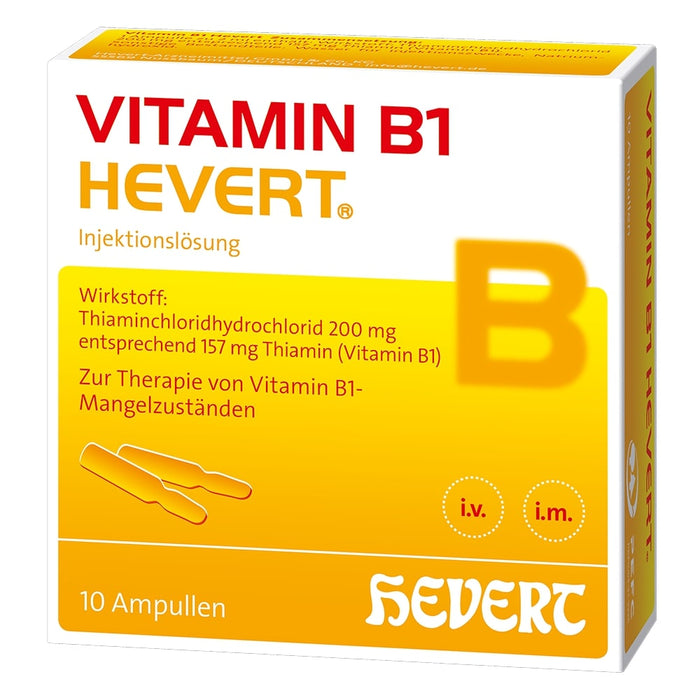 Vitamin B1 Hevert Ampullen, 10 pc Ampoules