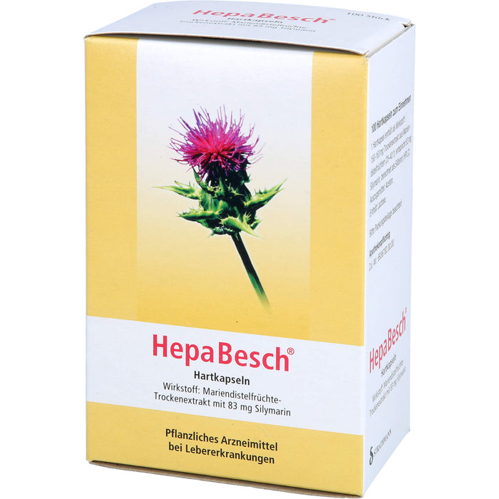 HepaBesch Hartkapseln bei Lebererkrankungen, 100 pc Capsules