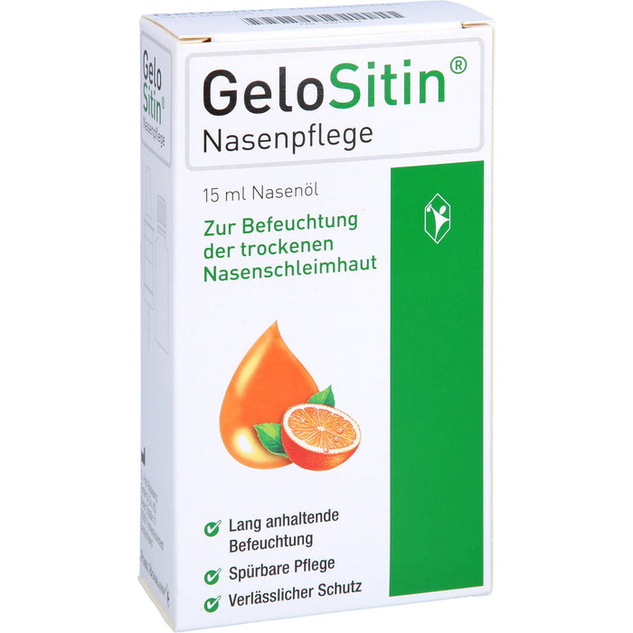 Gelositin Nasenpflege Nasenöl, 15 ml Solution