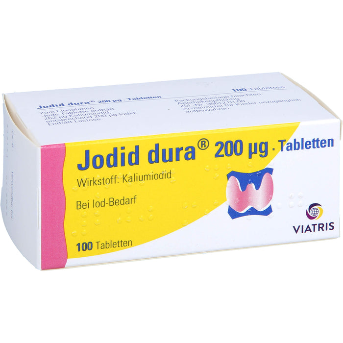 Jodid dura 200 µg, Tabletten, 100 pcs. Tablets